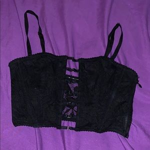 Victoria secret black corset